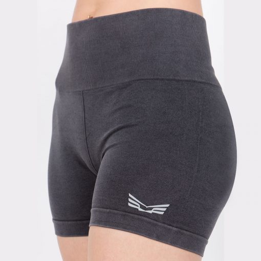 black high waisted athletic shorts